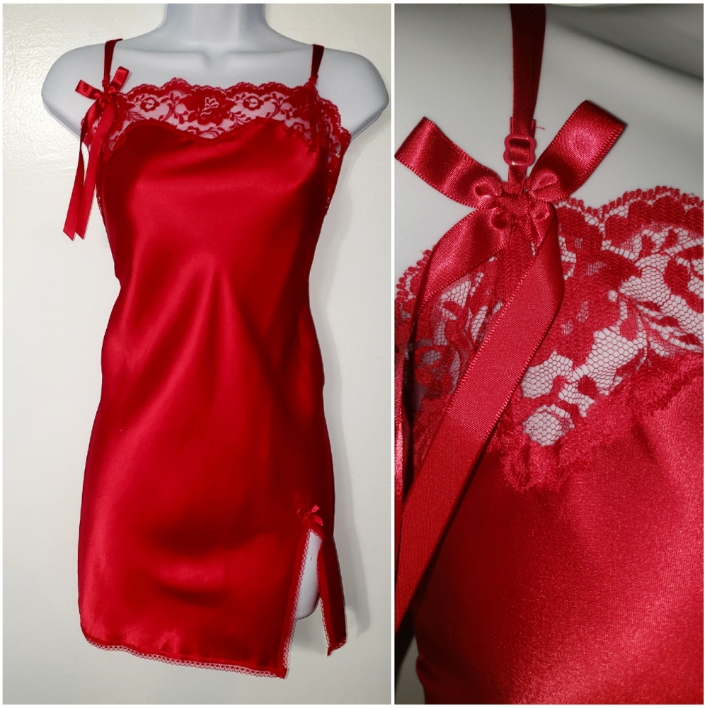 COPY - Victoria's Secret Satin Chemise Nightgown  Slip M